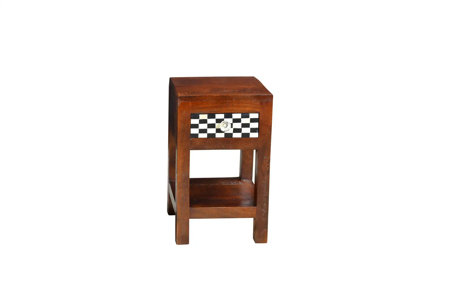 Wooden Side table with 1 Drawer - popular handicrafts